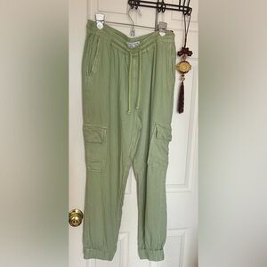 Elizabeth and James Pants Green Cargo Pant Womens Large